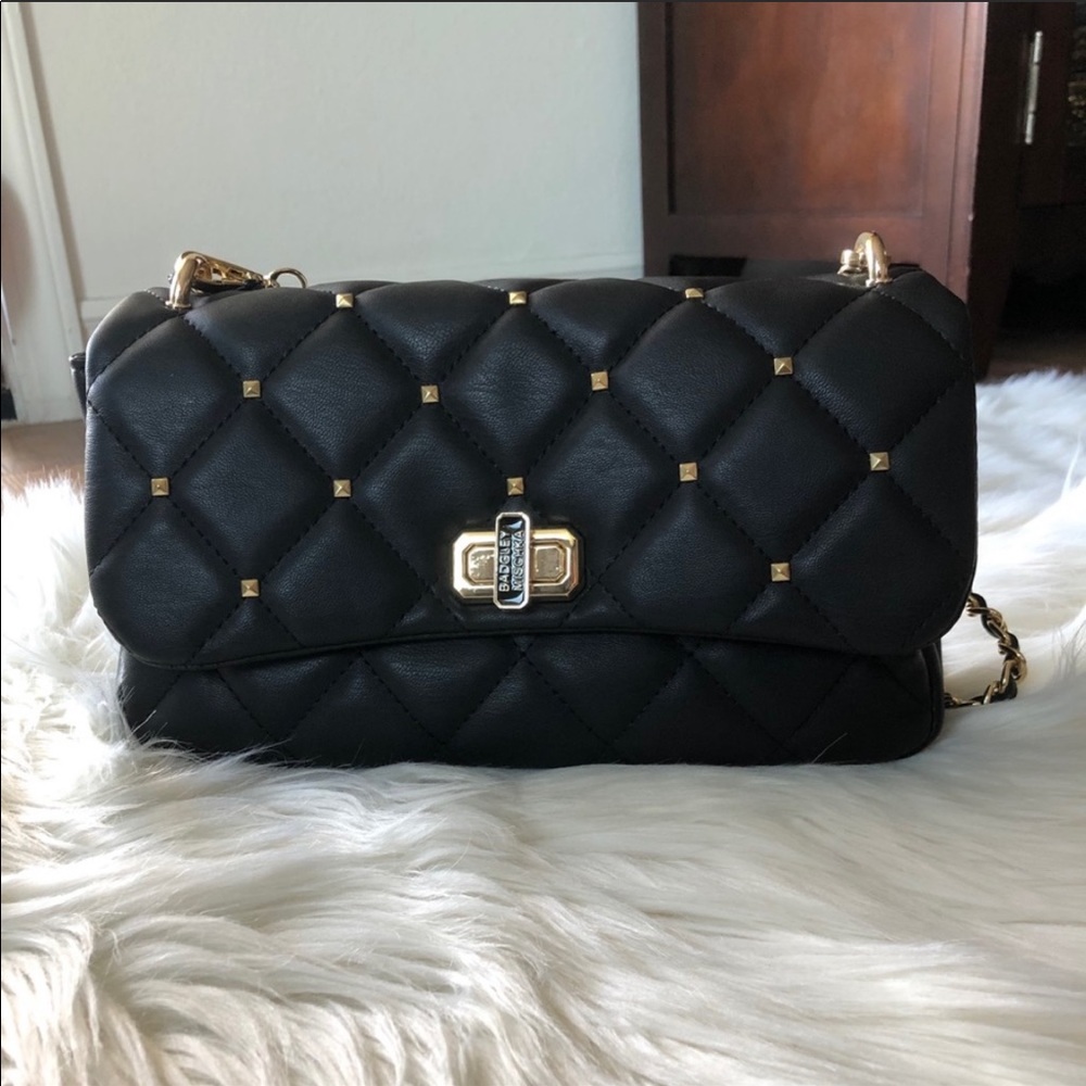 Badgley Mischka Quilted Vegan Leather Purse